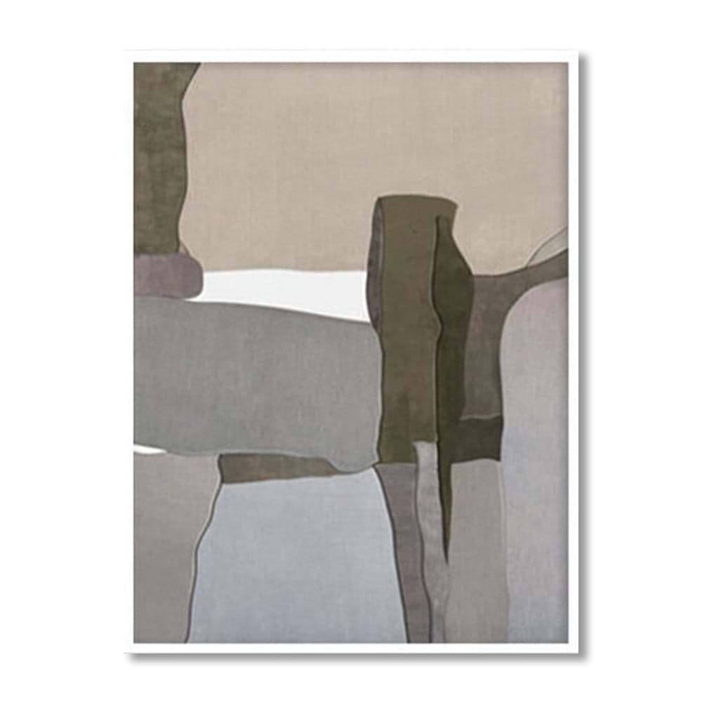 Earthy Essence Set of 2 Abstract Canvas Wall Artprint