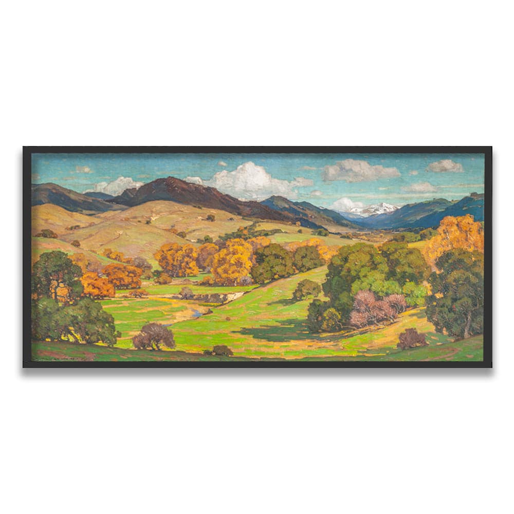 California Landscape by William Wendt Famous Painting Artwork Canvas Print