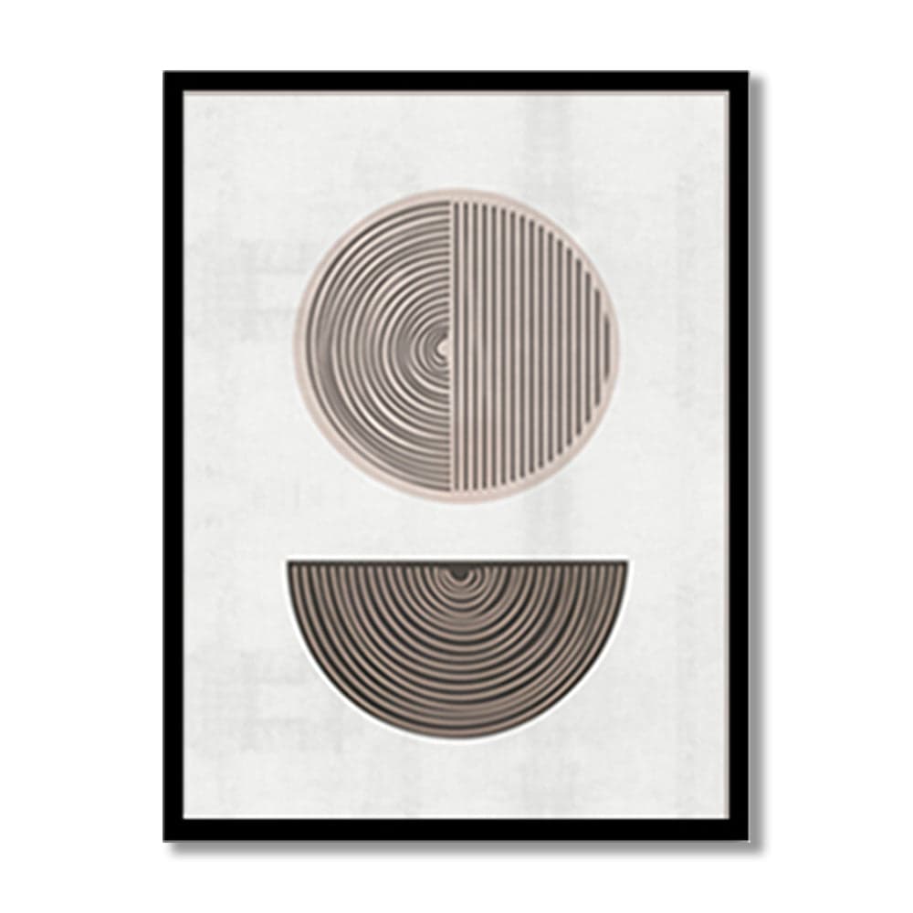Geometric Shapes 2 Abstract Canvas Wall Art Print